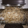 Picasso Marble Split Face Mosaic, Split Mosaic